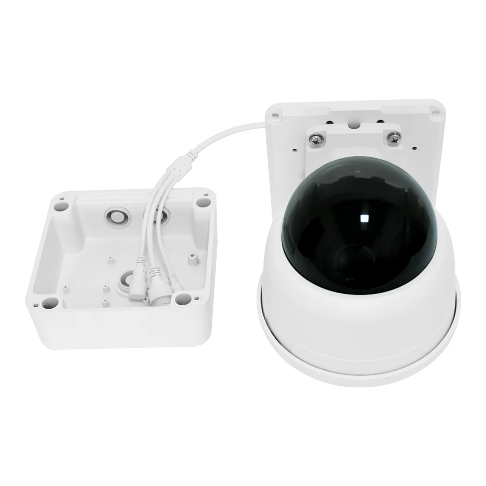 CCTV Factory 4K 20X PoE PTZ 100m 8MP@15fps IR built-in mic Audio Outdoor Auto Tracking High Speed IP Network Security camera