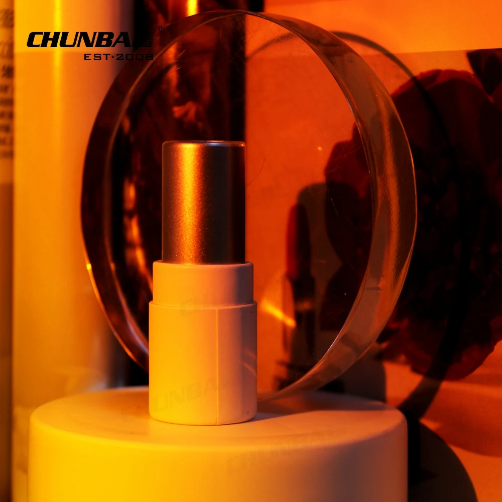 Private Label Customized Chapstick Eco Friendly Biodegradable Empty Paperboard 1/3 Mini Kraft Paper Twist Up Lip Balm Tubes