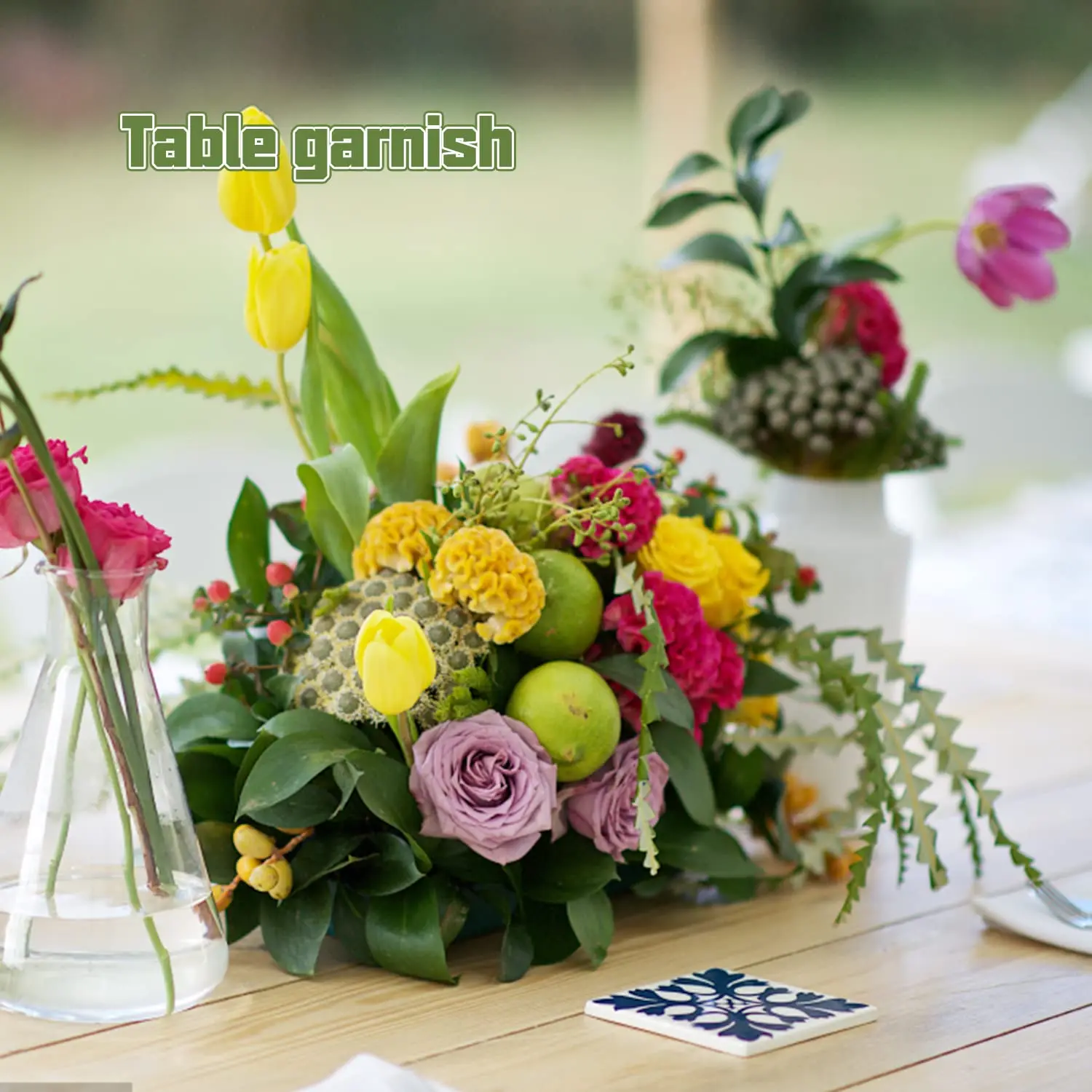 WISEPACK Square Flower Foam Block Cage with Suction Cup for Florist Floral Arrangements Wedding Decoration