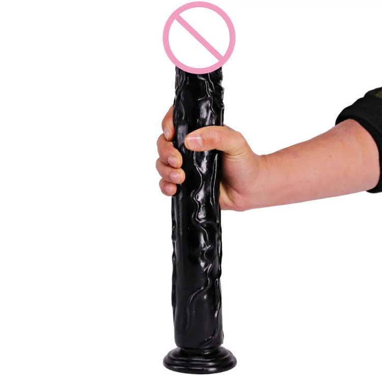wholesale price 14 inch High-quality PVC Real Man Dildo with Suction Cup Erotic Toys Soft Flesh Color for Female sex toys