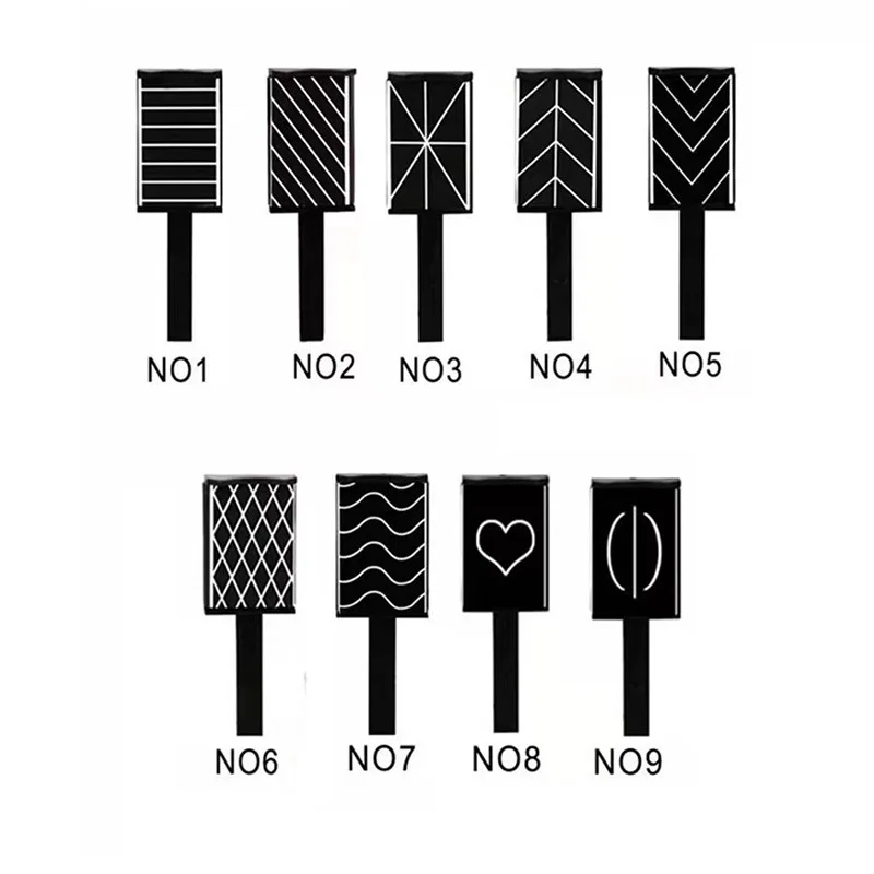 3D Nail Art Tools Lines, Heart, Waves, Grids, Magnets for Nails Gel Polish Cat Eye Magnet Tool