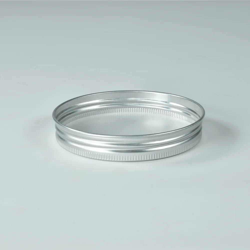 PET Reusable Aluminum Lid Food Coffee Sugar Storage Jar Sealed Jar Tea Candy Container