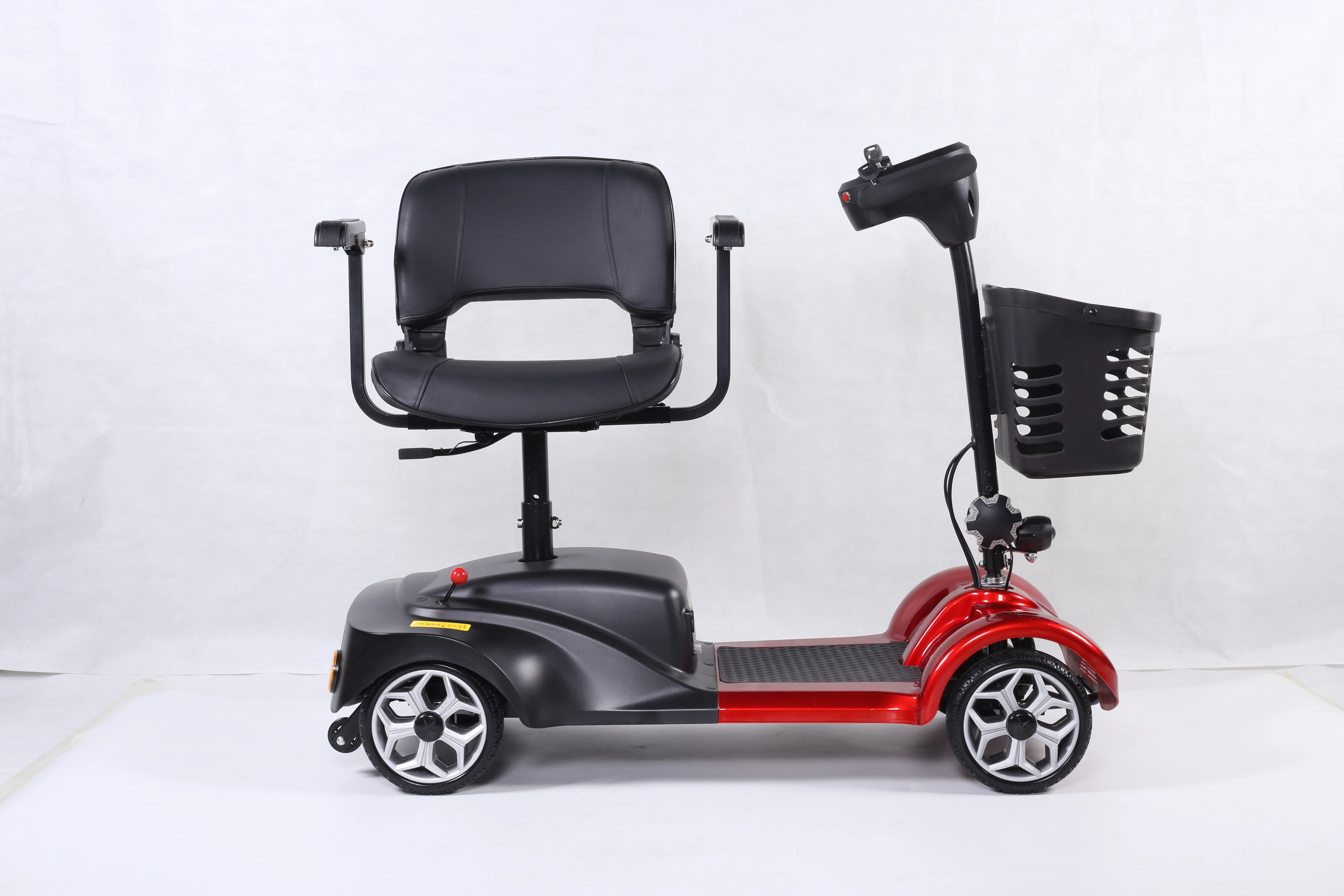 min smart 4 wheel mobility elderly disability folding electric scooter adult for handicapped