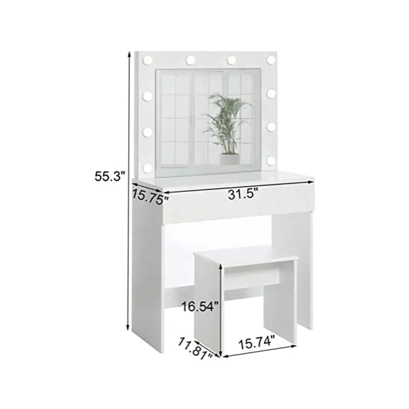 Дизайн 2022 года, туалетный столик для макияжа с подсветкой