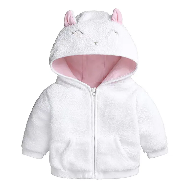 0-3 6-9 9-12 12-18 Months Polar Fleece Bomber Children Jacket for Baby Coat New Born Baby Winter Clothes Wholesale Kids Clothing
