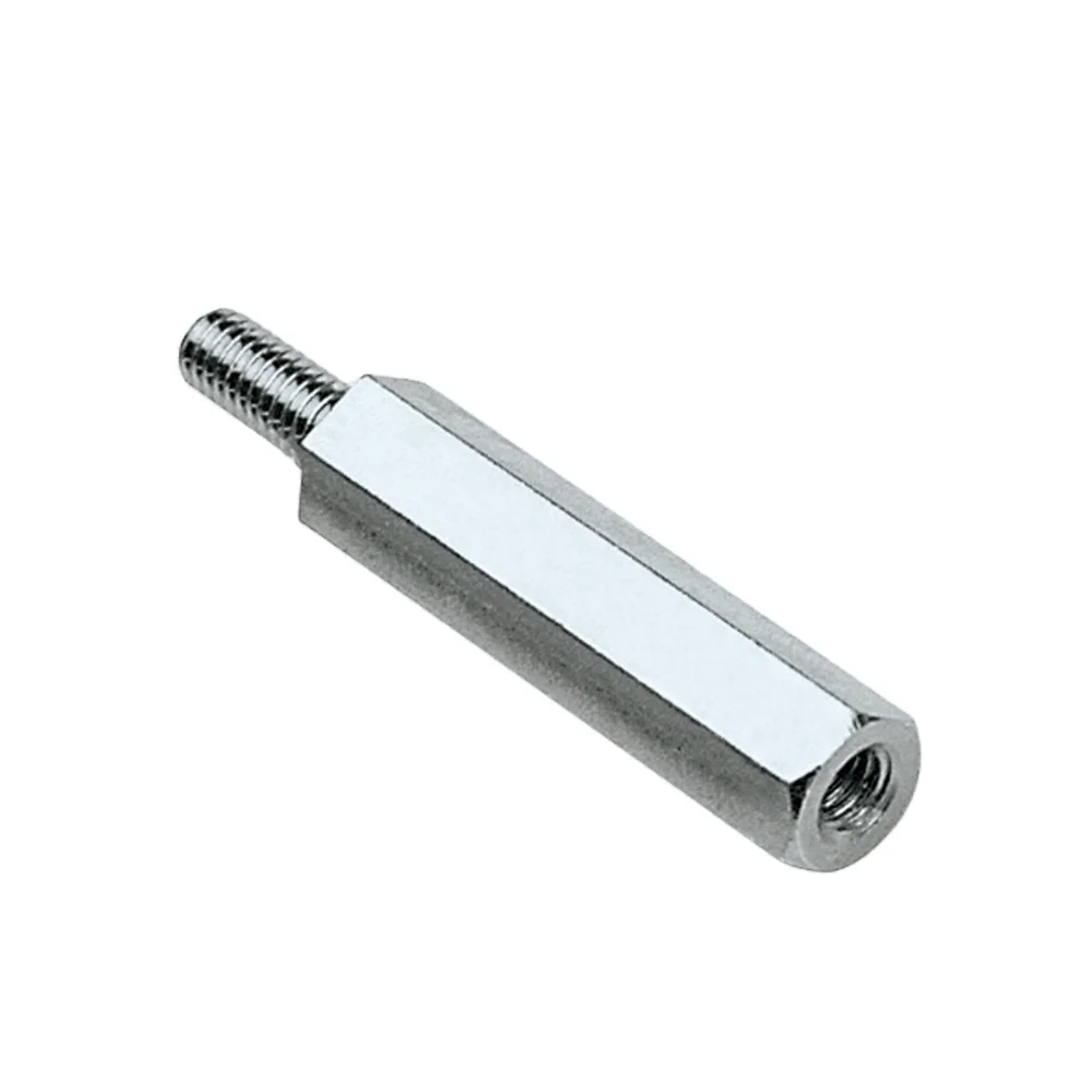 Hoshimoto EK Hexagonal Posts Stud Bolt Iron Chrome Plated Hexagonal Posts