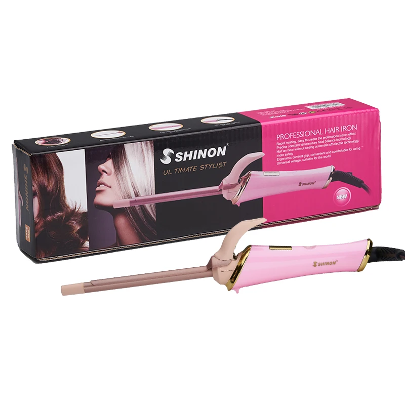 RESUXI SH-8602 ceramic coating hair curler MCH Heating Element Quick Heat hair iron curler 3D Floating Plate Closely hair curler