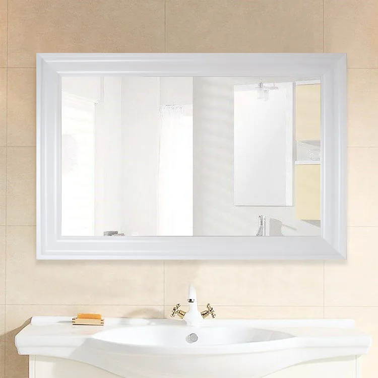 
HOFINE Customized Wholesale decorated standing plastic frame mirror Bathroom mirror New style modern 
