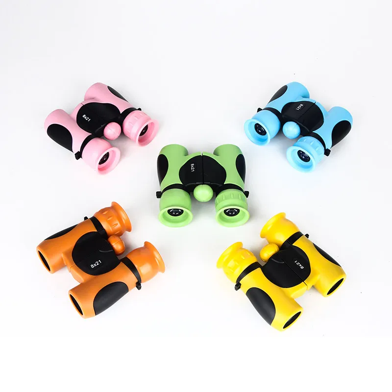 High Quality Compact Portable HD Plastic Binoculars Long Range For Kids Camping Equipment