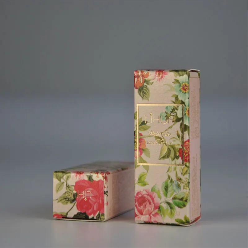 Customized Craft Paper Lipstick Cosmetic Packaging Boxes For Liquid Lipsticks Lip Gloss Cosmetics Product