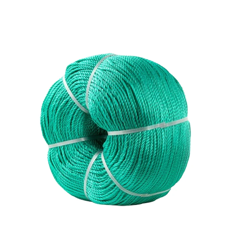 China High Performance Mooring Packaging Marine Twist Green Polyethylene PP Rope for Packing Fishing Agriculture