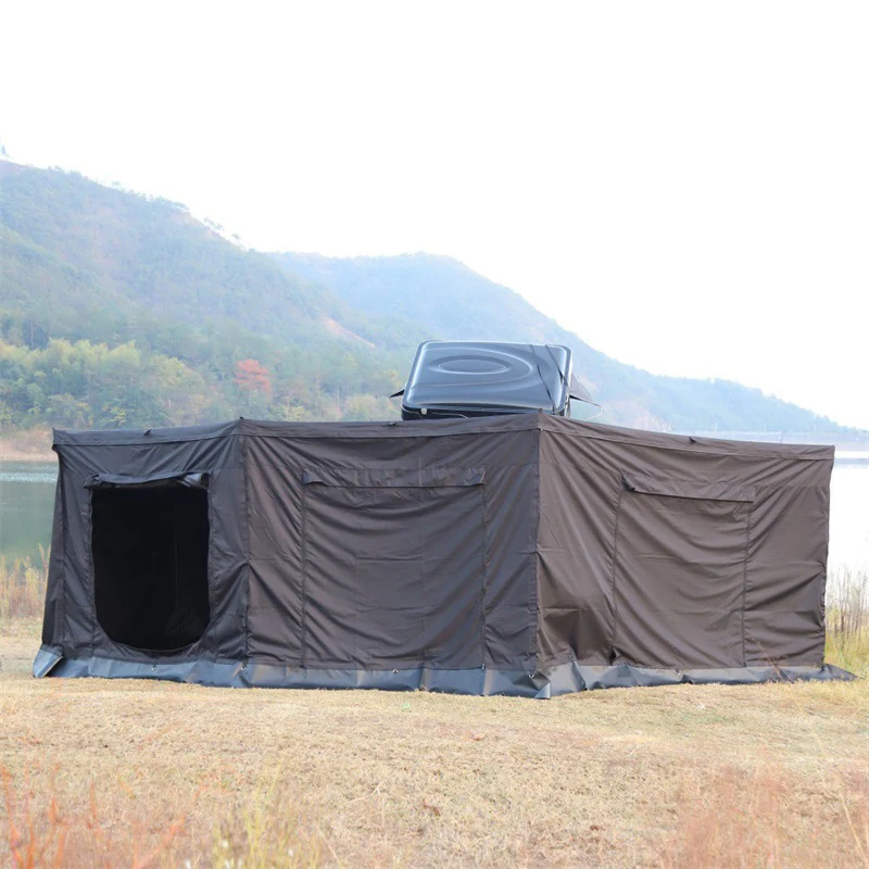 4WD Off-road Pickup SUV Roof Awning Extended 270 Degree Foxwing Free Standing Waterproof Awning Factory