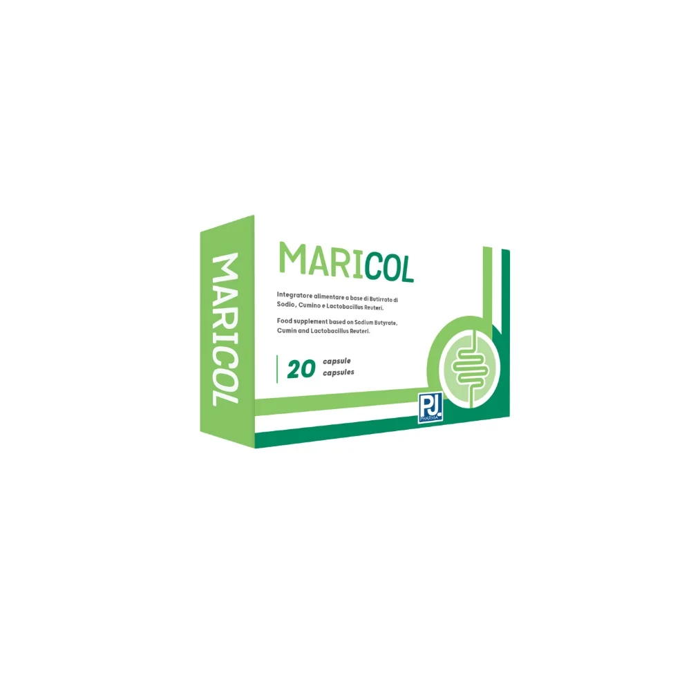 gruppo farmaimpresa (pjpharma) Top quality Italian healthcare supplement for gastrointestinal motility MARICOL capsules