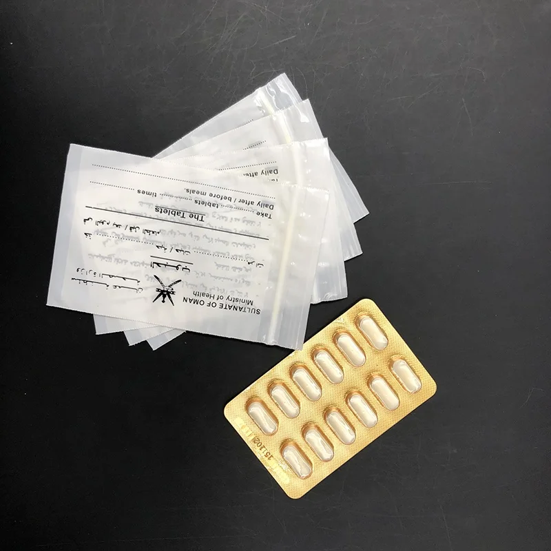 Small Medicine Pill Packaging Bags Ldpe Ziplock Biodegradable plastic Medical Pill bags