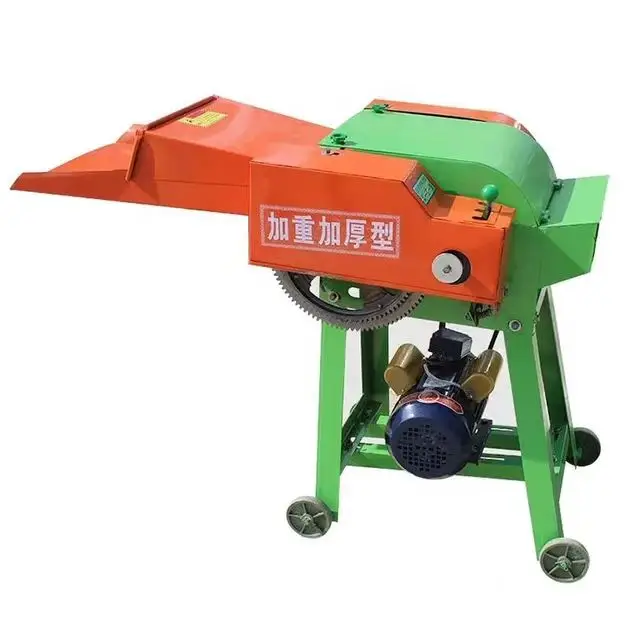 0.4t/h  Silage Machine Cutting Machine Animal Feed Grass Silage Paddy Mini Chaff Cutter Machine corn stalk crushing