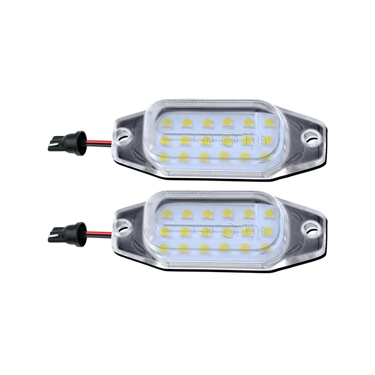 For Toyota  Prado FJ Cruiser XJ10 GSJ15 Land Cruiser FJ80 12v LED license plate light for Lexus LX450