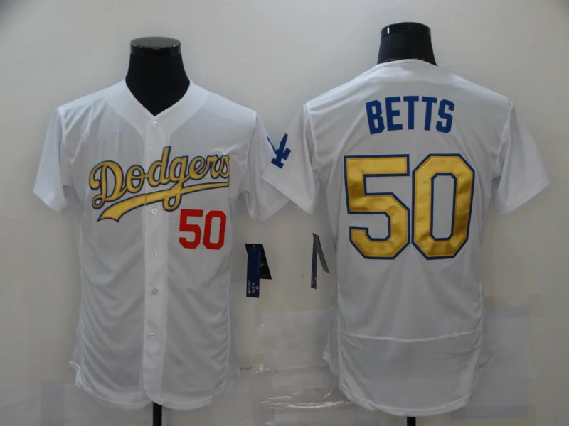 Los Angeles Stitched Baseball Jerseys 50 Betts 7 Urias 22 Kershaw 35 Bellinger 10 Turner