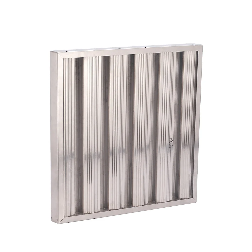 commercial kitchen cooker hoods smoke baffle grease filter