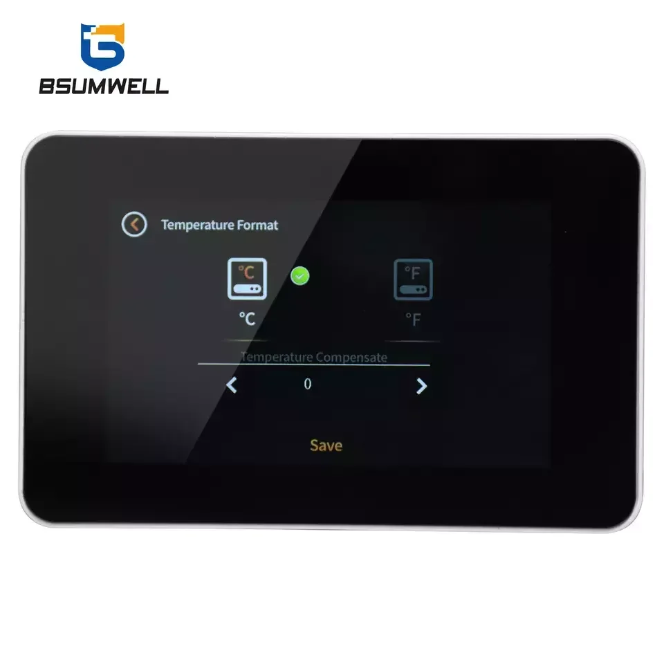 Temperature Controller LCD Screen Humidistat Gas Boiler Touch Screen Electric Thermostat Floor Heating