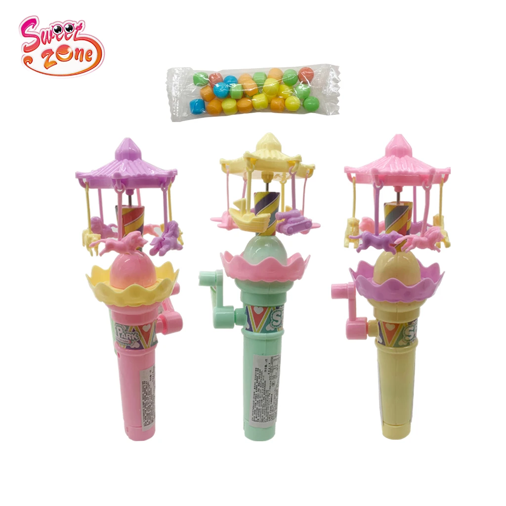 wholesale high quality toy Light Up flash toys hand shake carousel toy