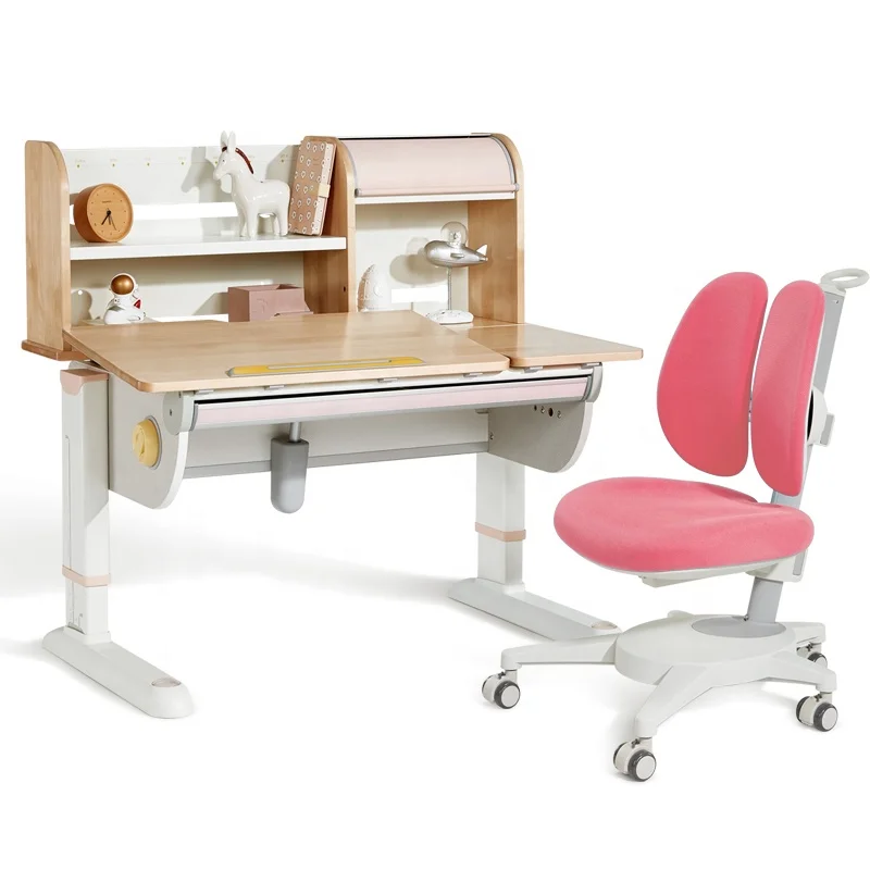 
2m2kids Table and Chairs Children Bedroom Learning Desk Modern Design Height Adjustable Tables for Kids Preschool 