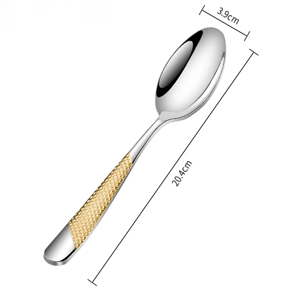 High quality hotel stainless steel cutlery wholesale dinner spoon and fork knife buffet metal cutlery