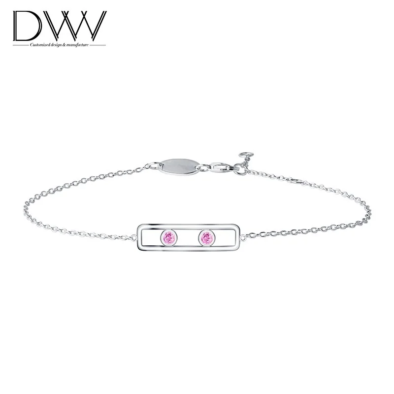 
China Market Jewellry Link Bracelets Bezel Setting Bracelet Gold Plated Bracelet 