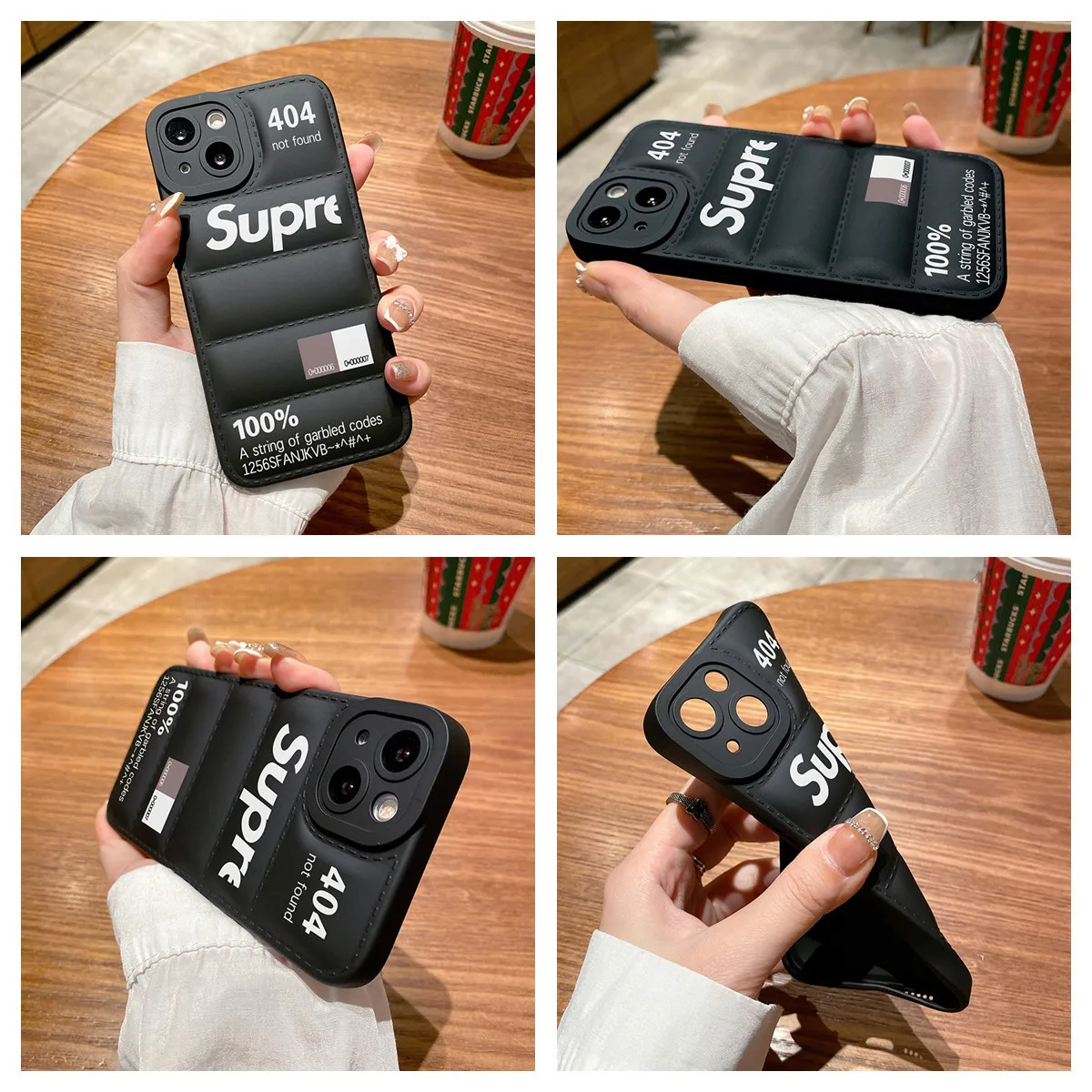 Winter New Down Jacket Series Mobile Phone Case Anti Fall Protective Case For iphone13