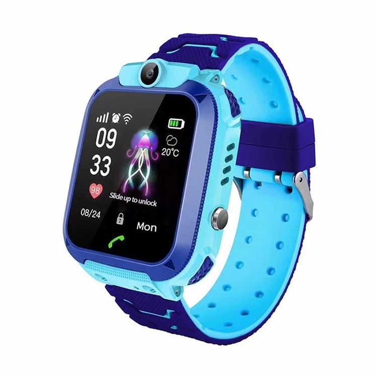 
Amazon Hot Sale Q12 Smartwatch Waterproof 2G Child Anti-Lost SOS Call GSM LBS GPS Location Kids smart watch Q12 