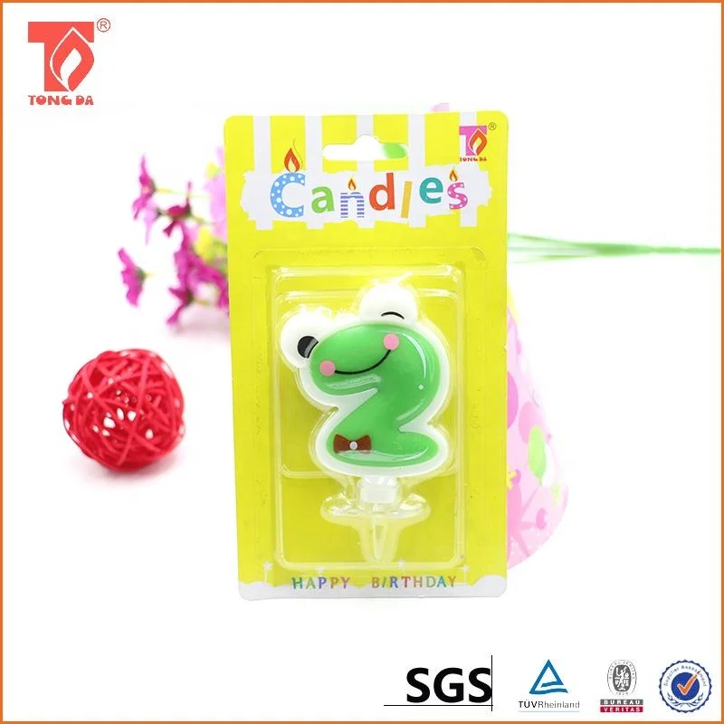 Birthday Cake Candle Number 0-9 Cupcake Topper