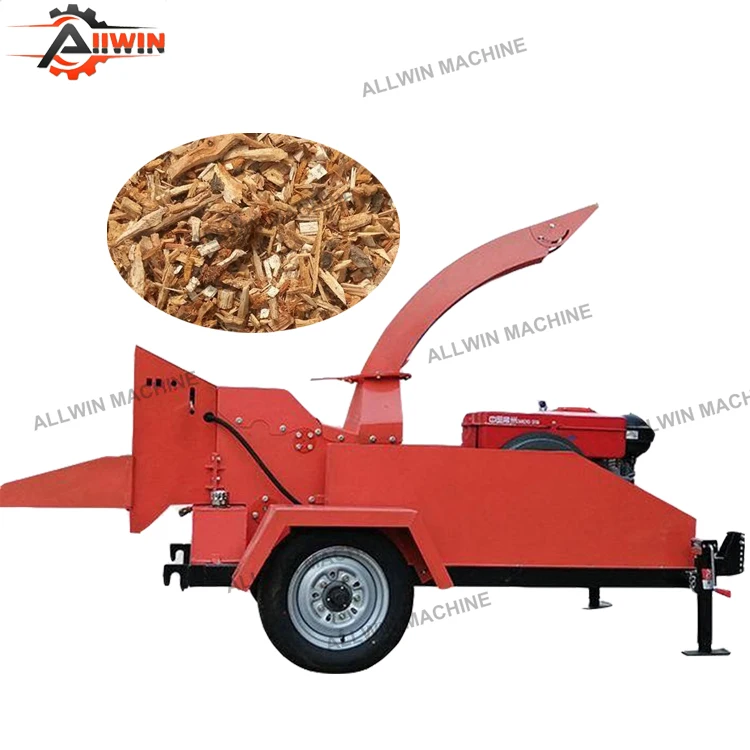 Self Feeding 15HP Wood Branch Chipper for Garden and Farm Wood Chipper for Tractor