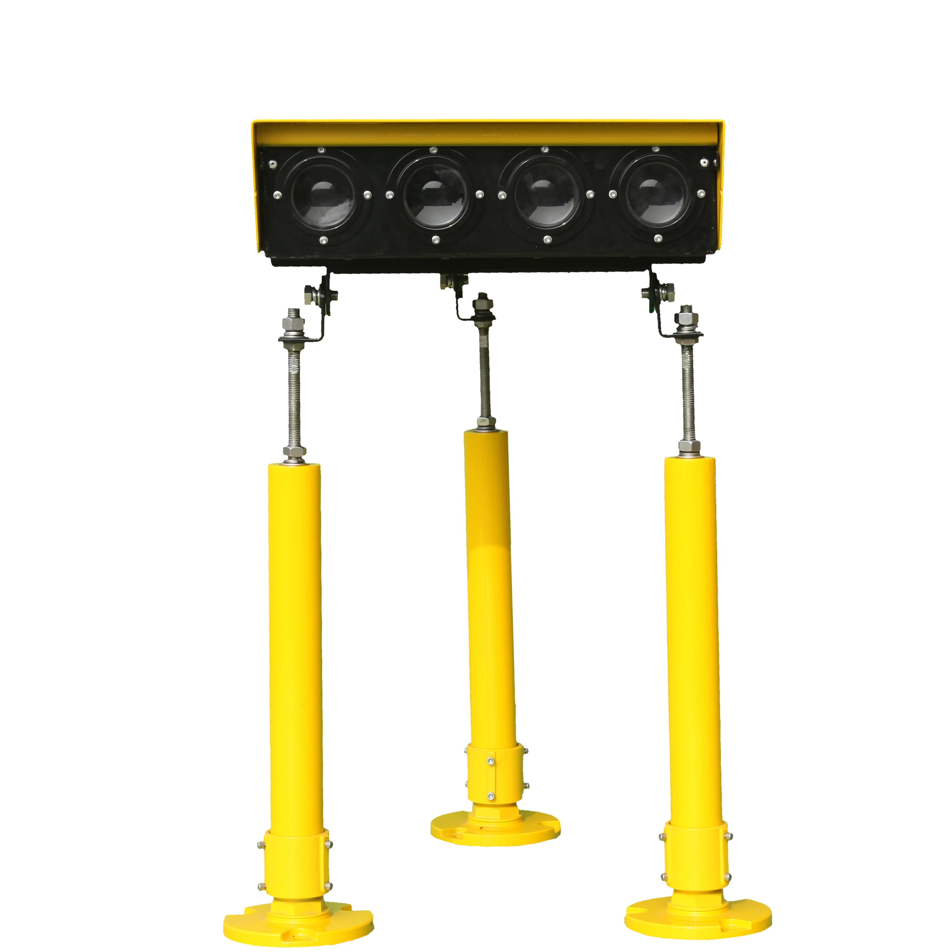 Оборудование для системы освещения аэрополя красного и белого цвета