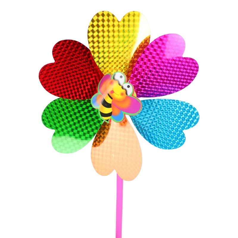 Custom New Arrival Hot Sell Home Garden Decoration Windmill Kids Toy Pinwheel