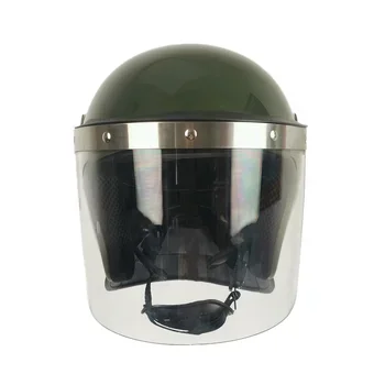 HIKWIFI Full Head Face Protection Gear Law Enforcement and Self Defense Equipment with Full Mask Riot Helmet