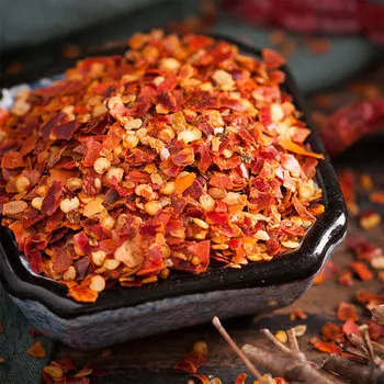 China Low Price Dry Food Grade Chilli Red Pepper Crushed Extract Crushed Dried Dry Red Chicken Pasta Price