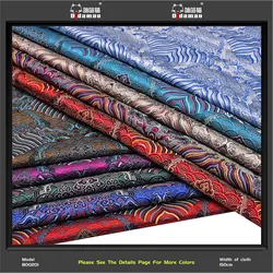 Imitation Silk Brocade Plum Blossom Bamboo Leaf Designs Floral Polyester Cushion Curtain Table Cloth Chinese Jacquard Fabric