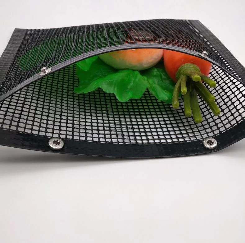 Easy to Clean Non-Stick BBQ Grill Mesh Bag BBQ Baked Bag Mesh Grilling Bag with Free Oil