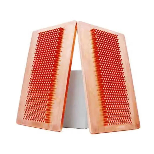 Ruiquan Hot Sale Product Customized Anodized Cold Forging Copper Square Pin Fin Heat Sink Radiator for IGBT Cooling Modules