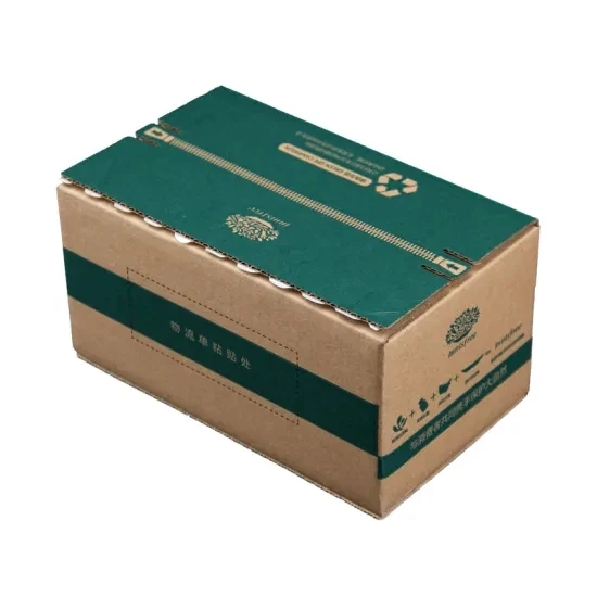 Custom Printing High Quality Zipper Easy Tear Corrugated Cardboard Transport Express Carton Mailer Shipping Packaging Paper Box