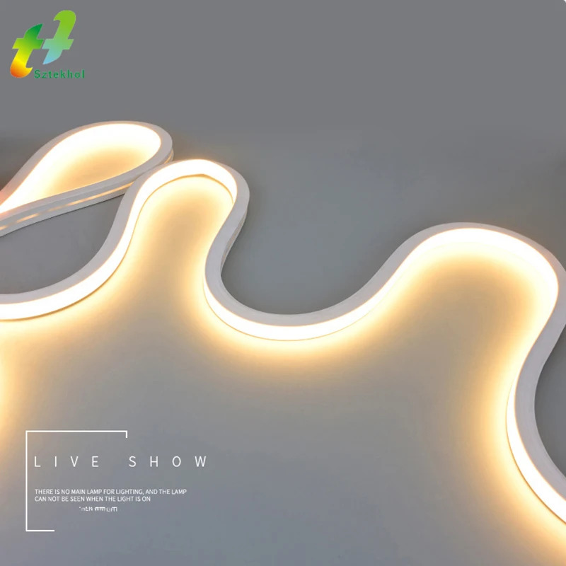 Manufacturer Wholesale LED Neon Rope Lights Flexible Cob Rgb Style 4M 6M 8M 12M 20M Wall Light For Bedroom