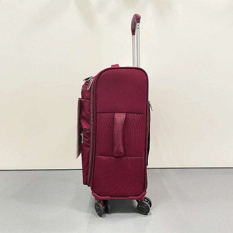 Lightweight Soft Trolley Suitcase Waterproof Large Capacity Business Luggage Multi-functional Travel Luggage