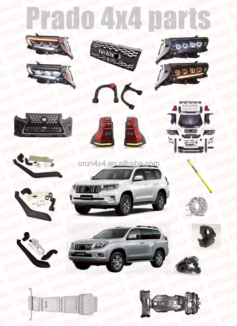 4X4 Off Road Car Accessories Air Snorkel Kits for Prado 150 series 2009-on