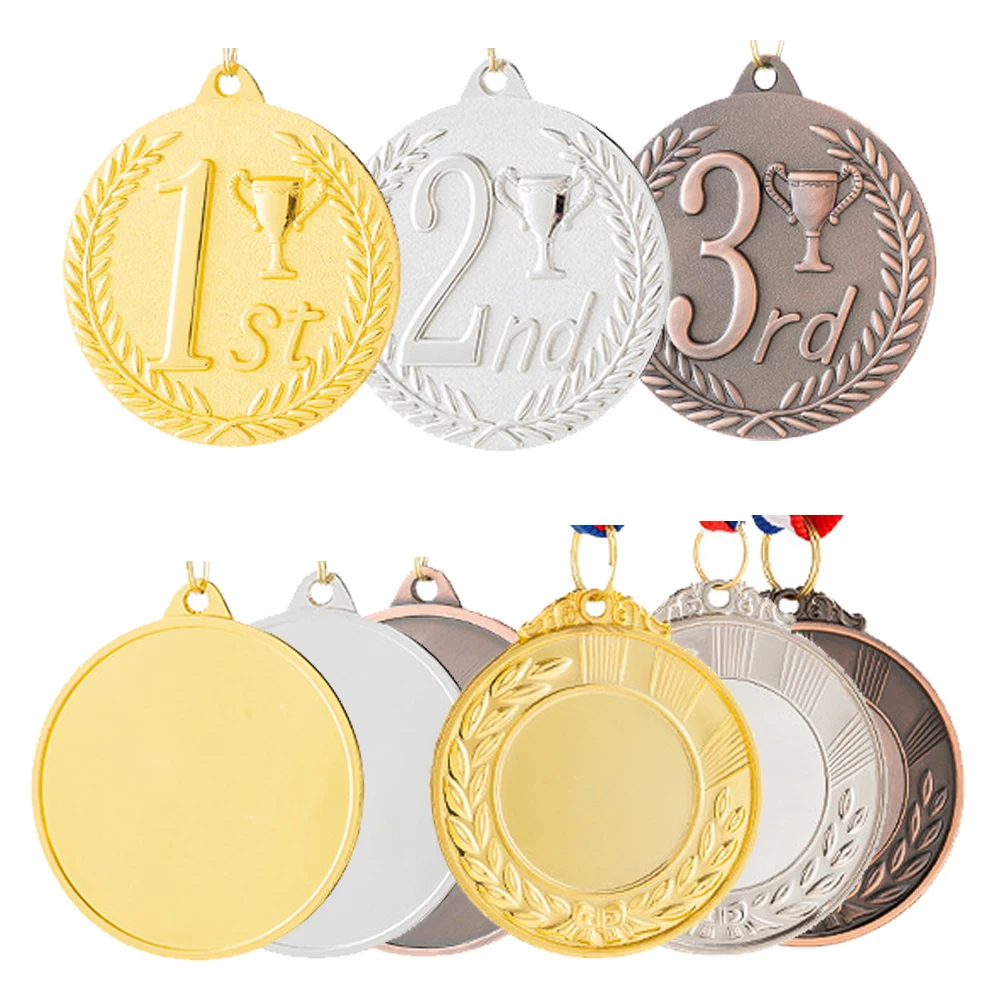 20 Years Manufacturer Custom Medal Customized Logo Gold Silver Brass Sports Souvenir Award Blank Medal