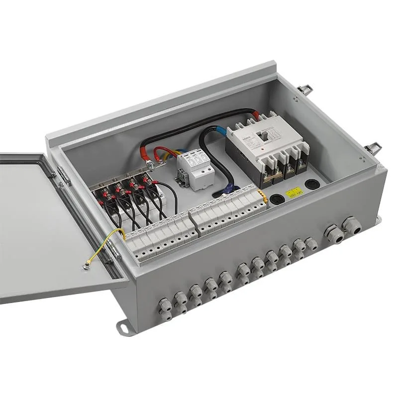 KINEE Solar Power System Combiner Box Iron Metal Box for 2 4 6 String 1000V PV Products with DC SPD Fuse