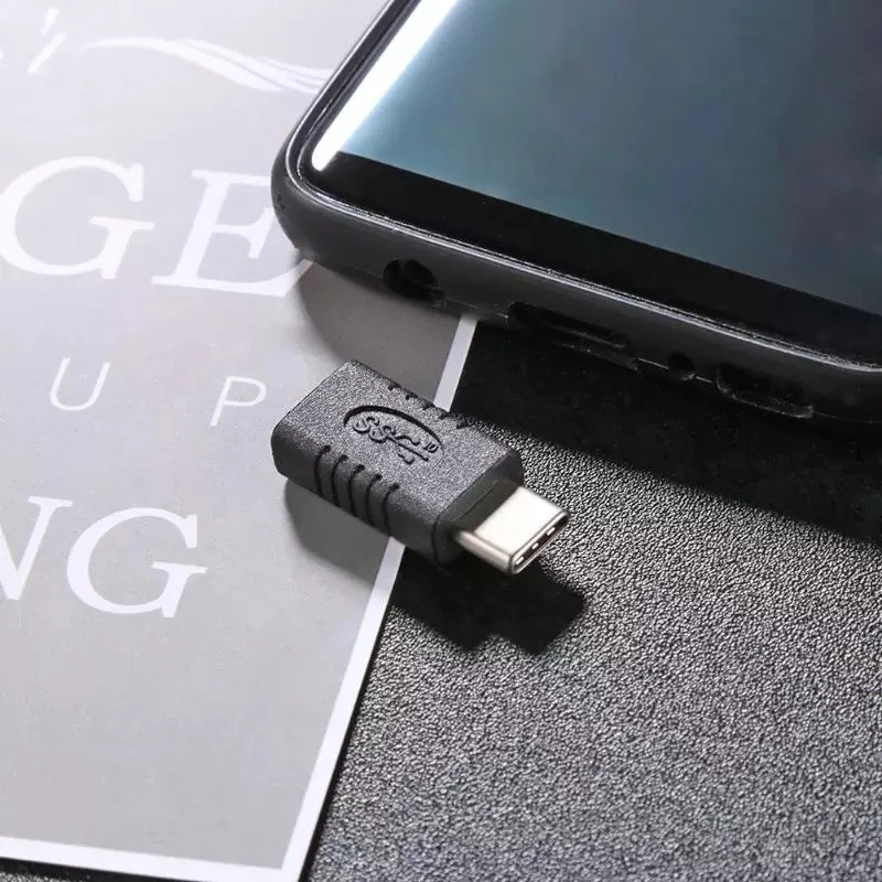 Мини USB Type-C USB-C Расширение муфта адаптер мужской/женский на обоих концах для подключения внешних устройств к/женский разъем штепсельные вилки до 10