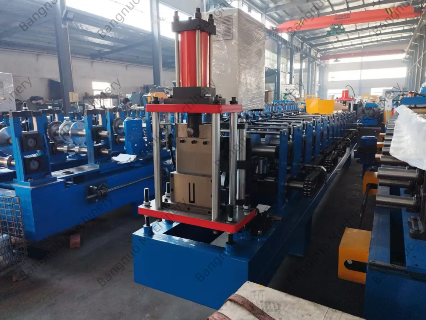 High Quality U Purlin Roll Forming Machine Customized U Channel Cold Forming Machine With Logo