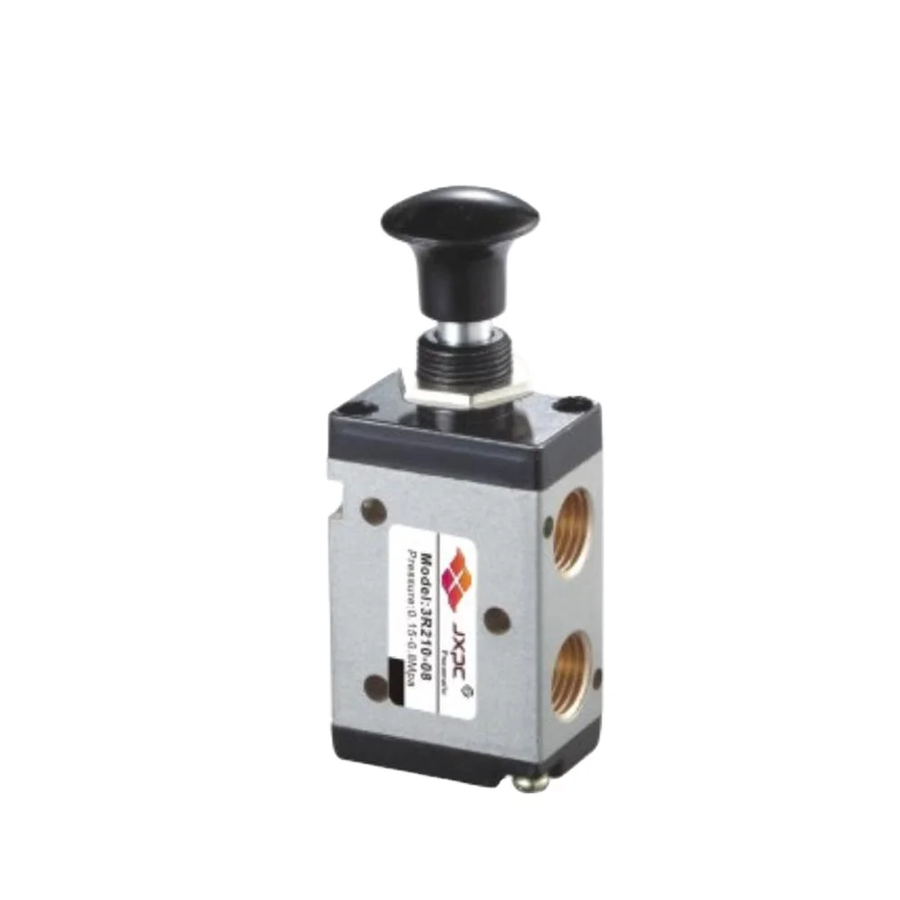JXPC Type 5/2 Way 1/4 Hand Switch Pneumatic Solenoid Valve for Gas General Application OEM & ODM Supported