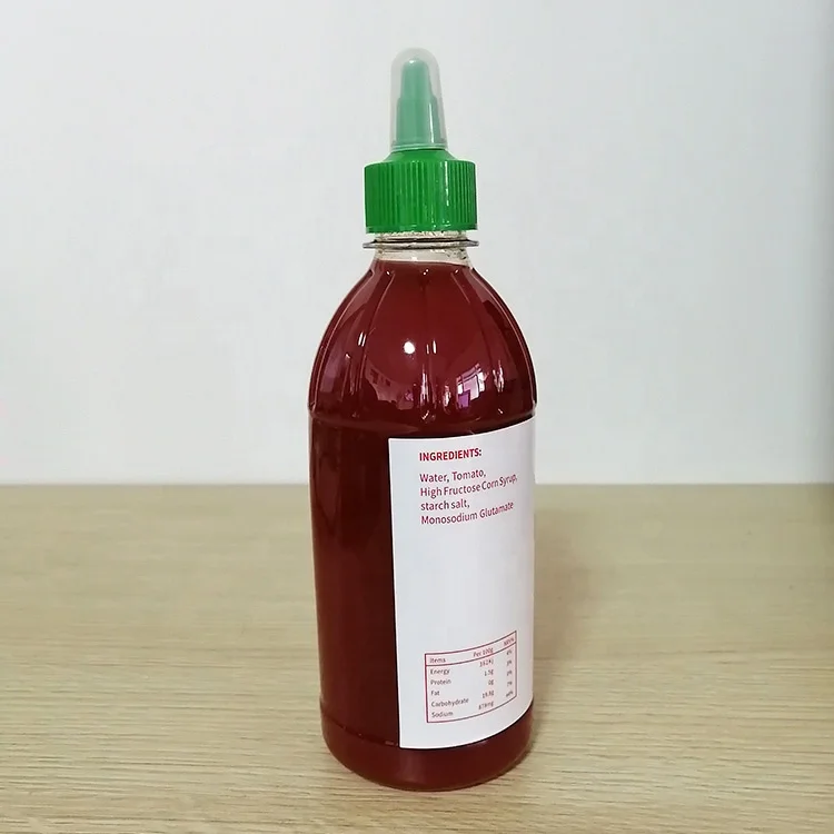  Оригинальное сырье оптовая продажа томатный соус Ketchup Zero