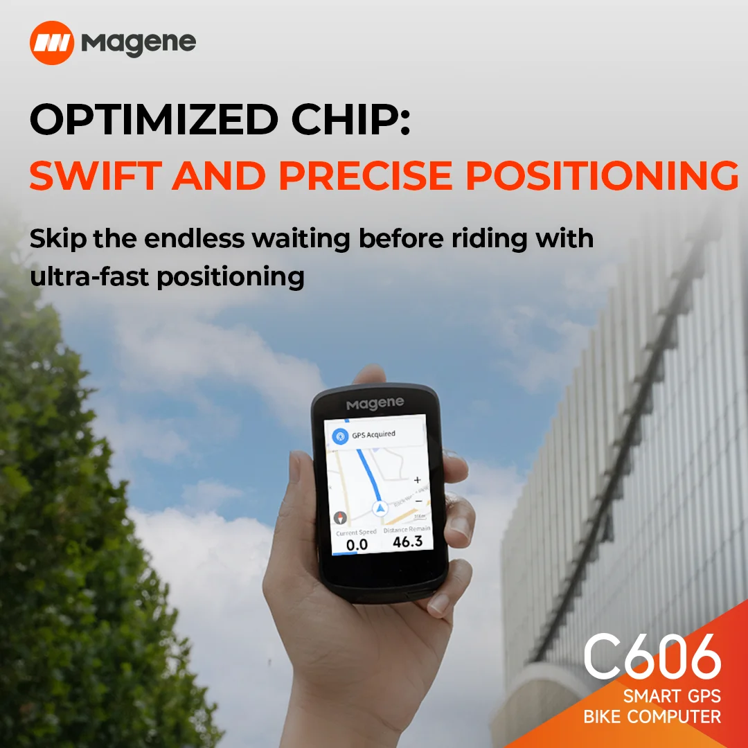 Magene C606 смарт-GPS велосипедный компьютер 2 8 дюймов цветной сенсорный экран Wi-Fi/Bluetooth передача данных настраиваемый дисплей