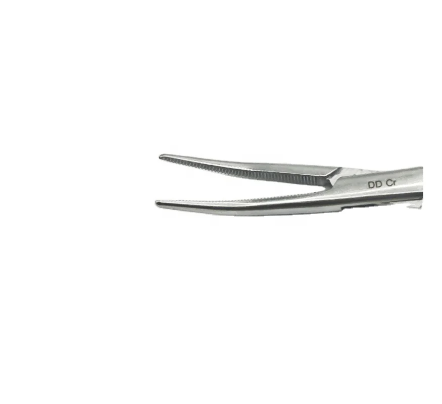 Made of Steel and Metal Dressing Forceps Curved Medical Device Complete Range Hemostat Forceps Locking Tweezers Clamp Curve